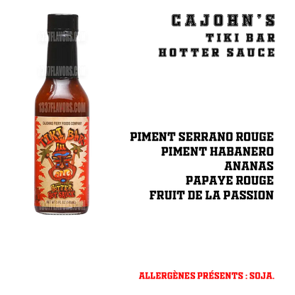 CaJohn's - Tiki Bar Hotter Sauce Cajohn's