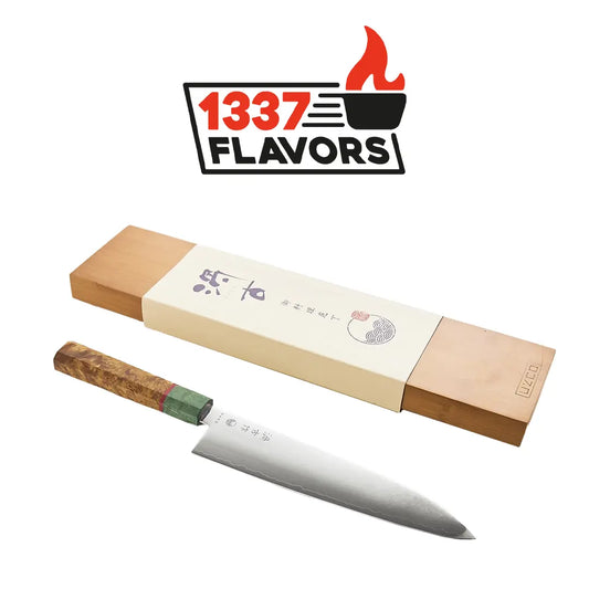 Couteau GYUTO Style Japonais Damas 20cm / 8 pouces AUTOMNE UZCO