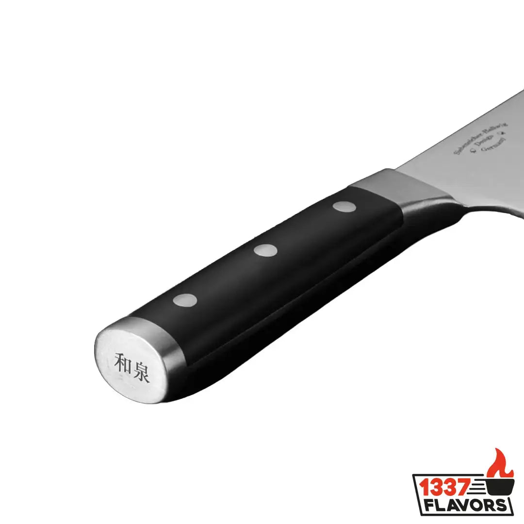 Couteau Japonais Izumi Ichiago – Lame 18,5 cm en Acier Inoxydable Haute Teneur en Carbone Ed Mahony