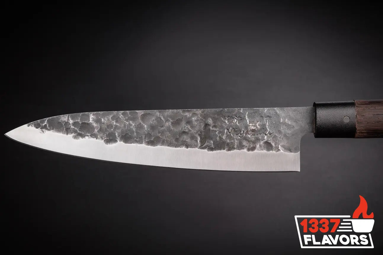 Couteau à viande et poisson Gyotu MIYAZAKI-8" avec manche en bois Wengé Ed Mahony