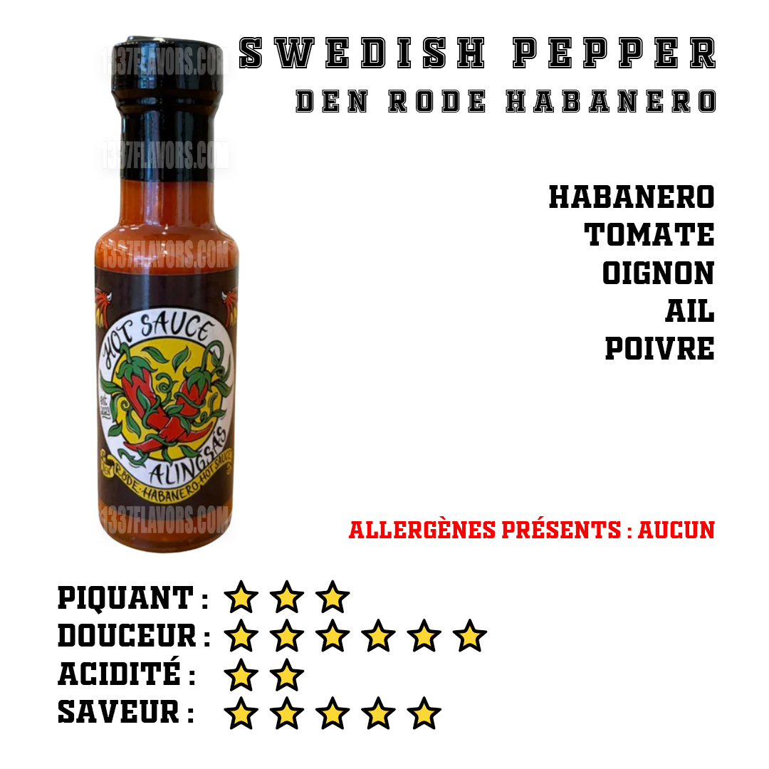 Swedish Pepper - Den Röde Habanero