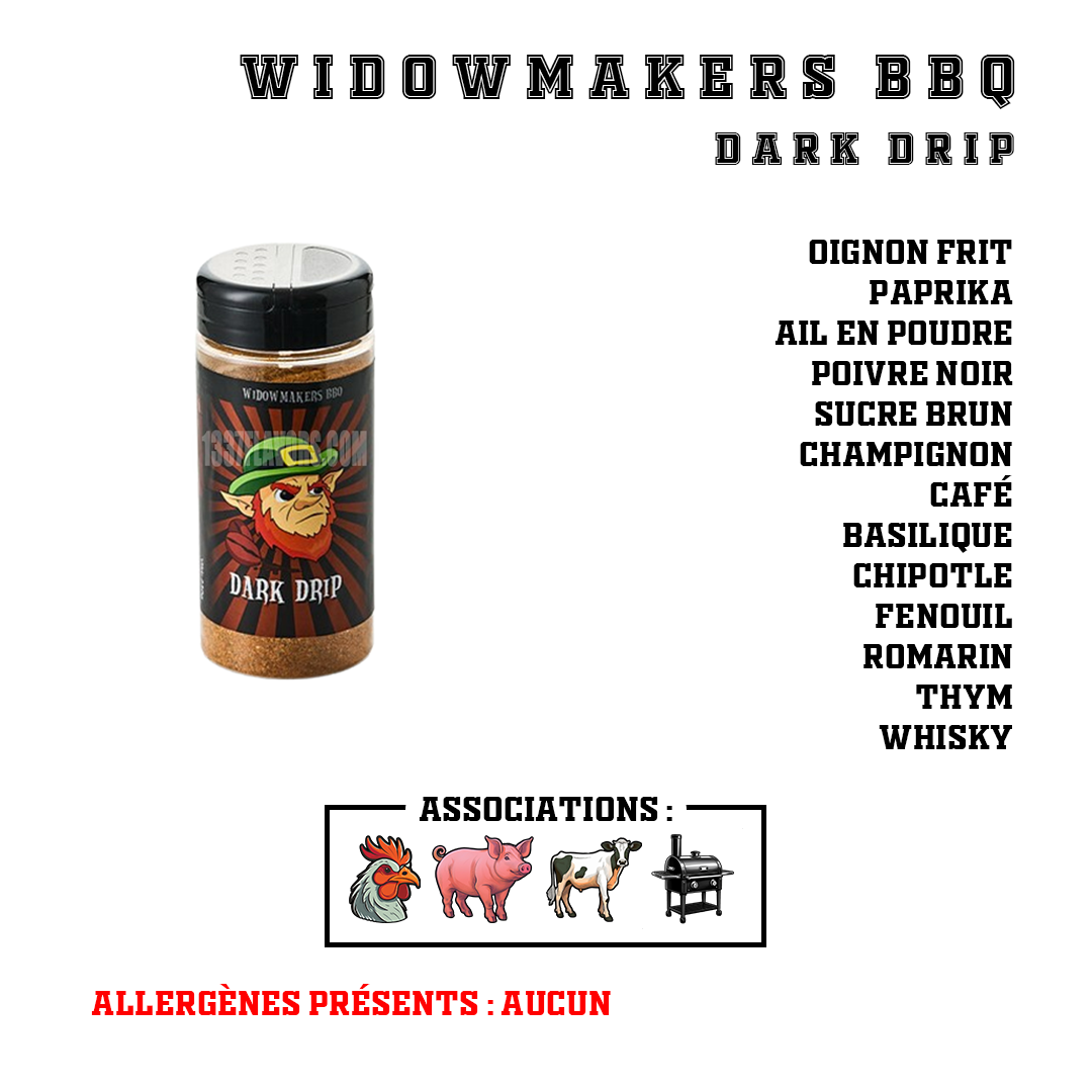 Widowmakers BBQ - Dark Drip