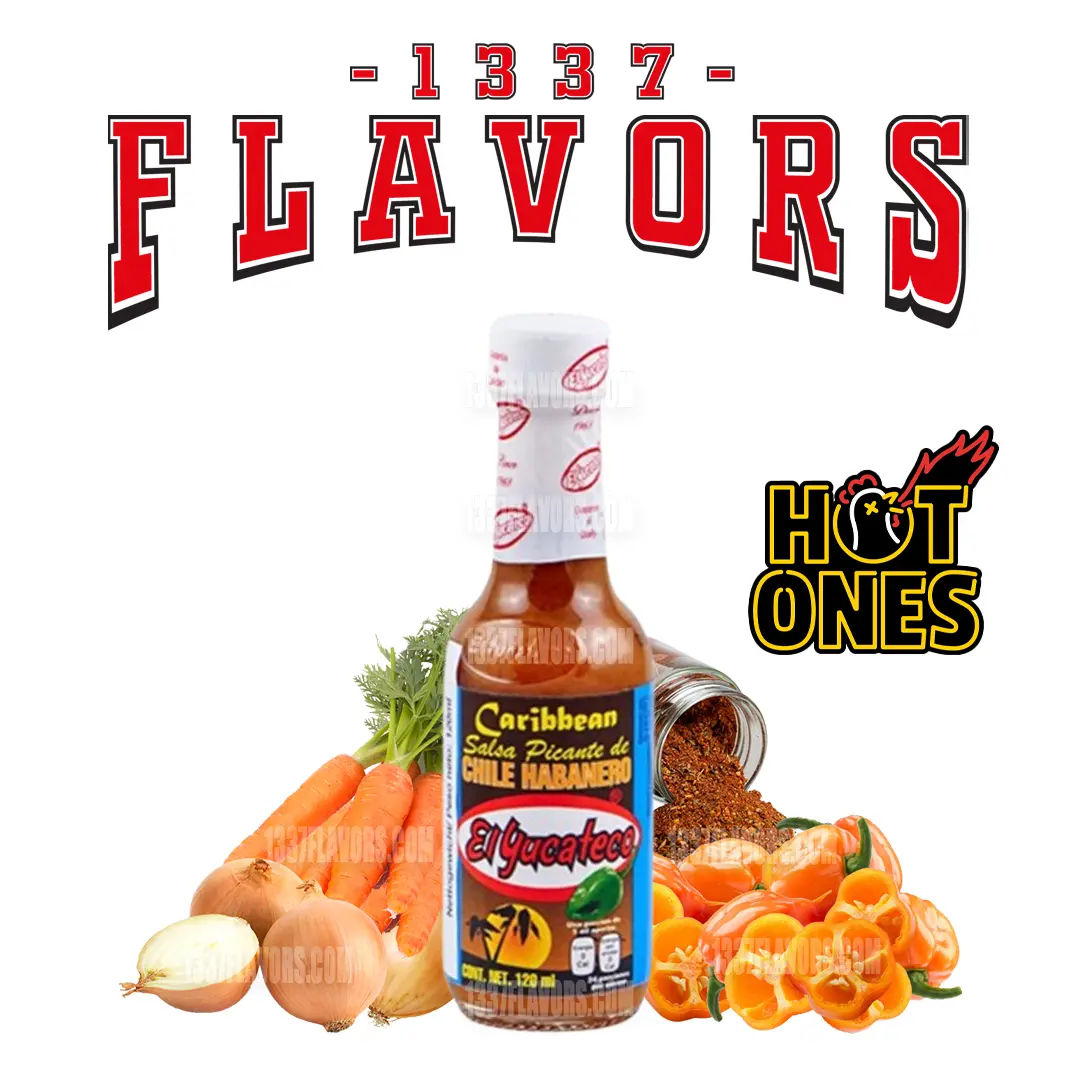 El Yucateco - Caribbean Salsa Picante de Chile Habanero El Yucateco
