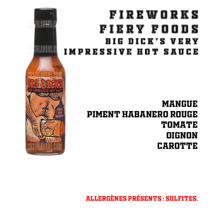 Fireworks Fiery Foods - Big Dick's Very Impressive Hot Sauce 1337 Flavors