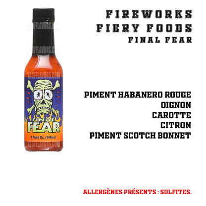 Fireworks Fiery Foods - Final Fear 1337 Flavors