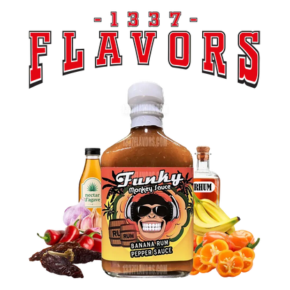 Funky Monkey Sauce Banana Rum Pepper Sauce Crafters