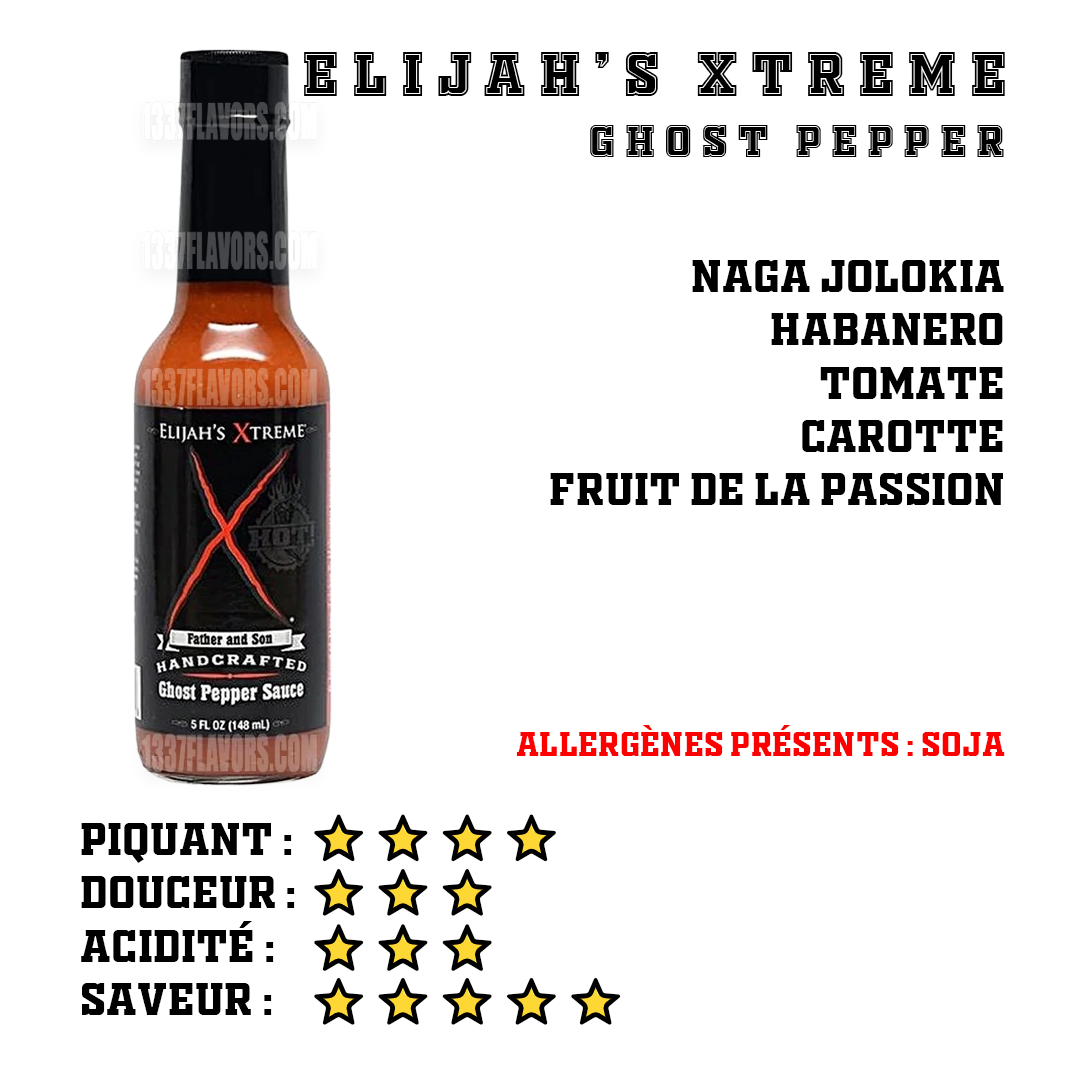 Elijah's Xtreme - Ghost Pepper Sauce