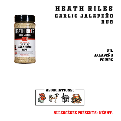Heath Riles Garlic Jalapeno Rub BBQ 1337 Flavors