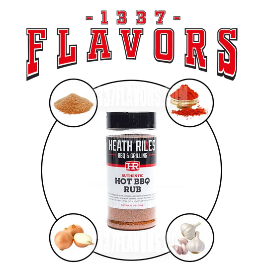Heath Riles Hot BBQ Rub 1337 Flavors