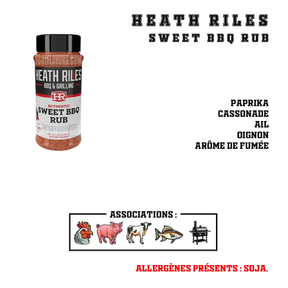 Heath Riles Sweet BBQ Rub 1337 Flavors