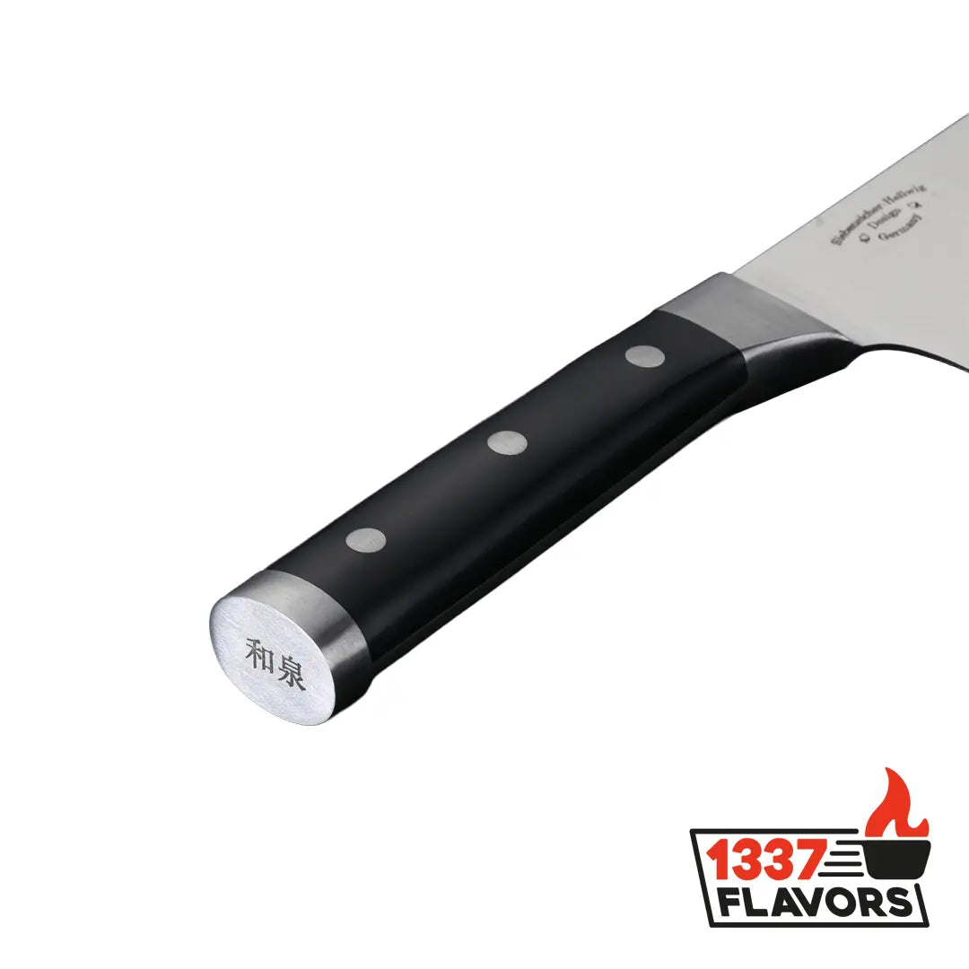 Izumi Ichiago couteau Nakiri zoom sur la poignée