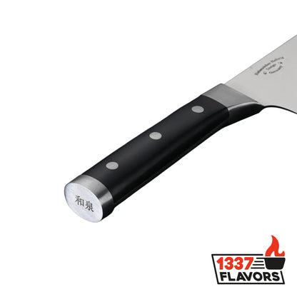 Izumi Ichiago couteau Nakiri zoom sur la poignée