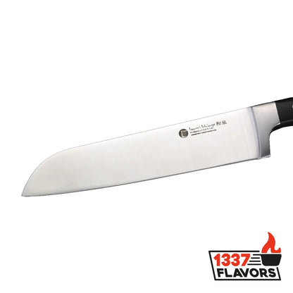 Izumi Ichiago couteau Santoku zoom sur la lame