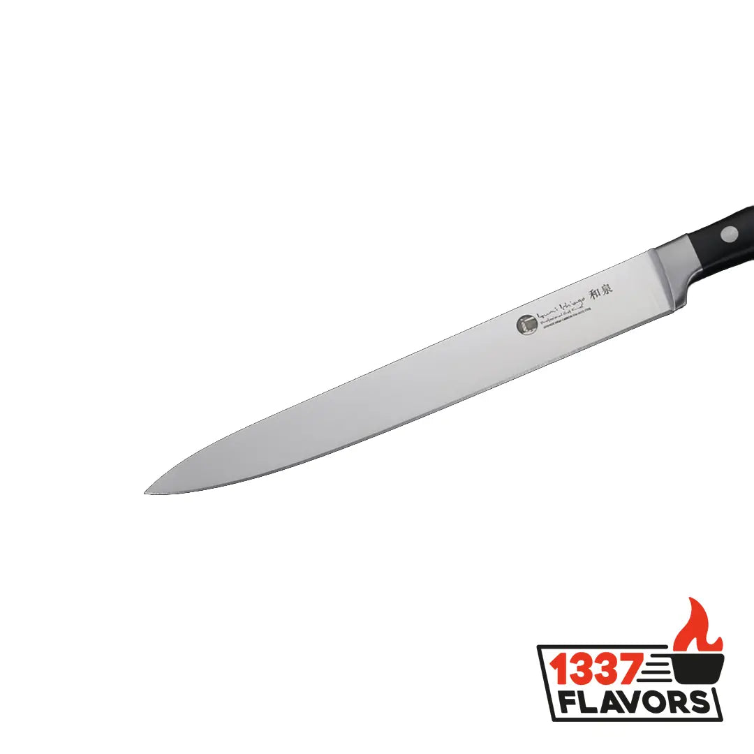 Izumi Ichiago Couteau à trancher zoom sur la lame