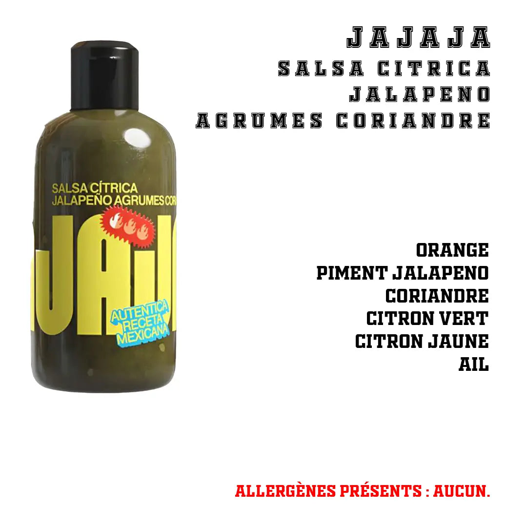 JAJAJA - Salsa Citrica Jalapeño Agrumes Coriandre JAJAJA
