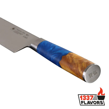 Katahiro Zen - Couteau Santoku Damas 5" - Acier Japonais VG10 67 Couches - 1337 Flavors