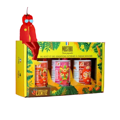 Mastari - Combustion Lente / Pack 3 sauces piquantes fortes MASTARI
