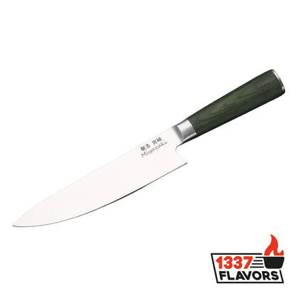 Miyazaki Kodawari - Santoku 5" – Bois de pakka vert - 1337 Flavors