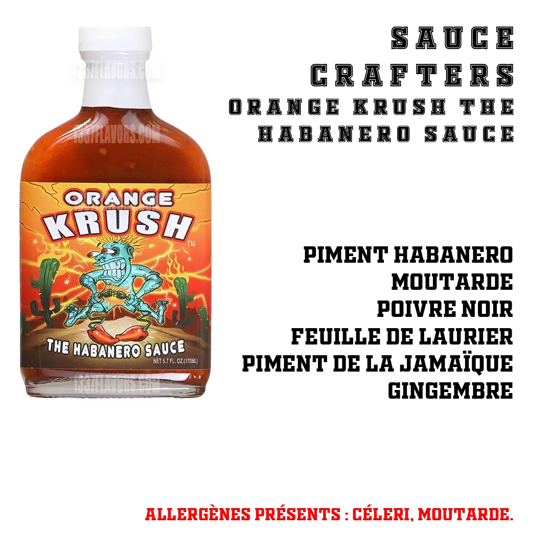 Orange Krush The Habanero Sauce Sauce Crafters