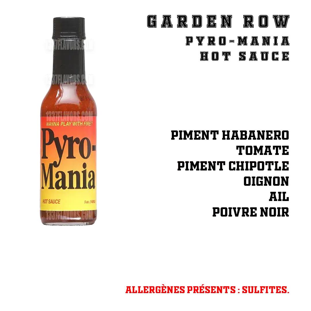 Pyro-Mania Hot Sauce Garden Row