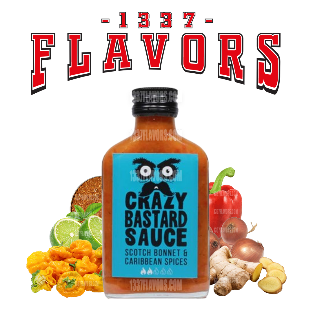 Crazy Bastard Sauce - Scotch Bonnet & Caribbean Spices