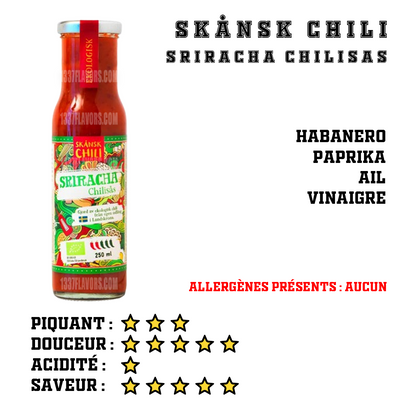 Skånsk Chili - Sriracha EKO Chilisas