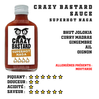 Crazy Bastard Sauce - Superhot Naga