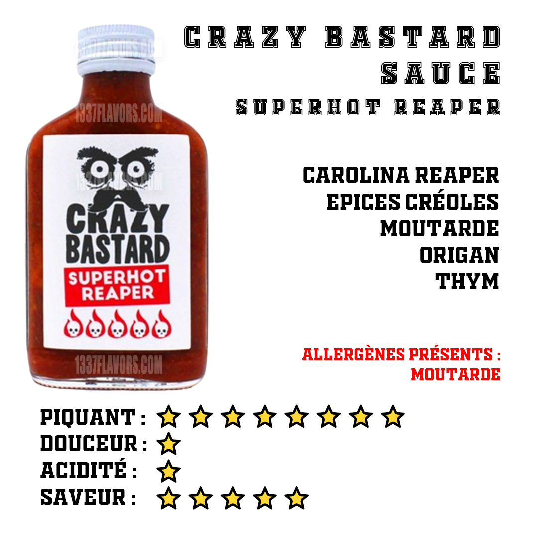 Crazy Bastard Sauce - Superhot Reaper