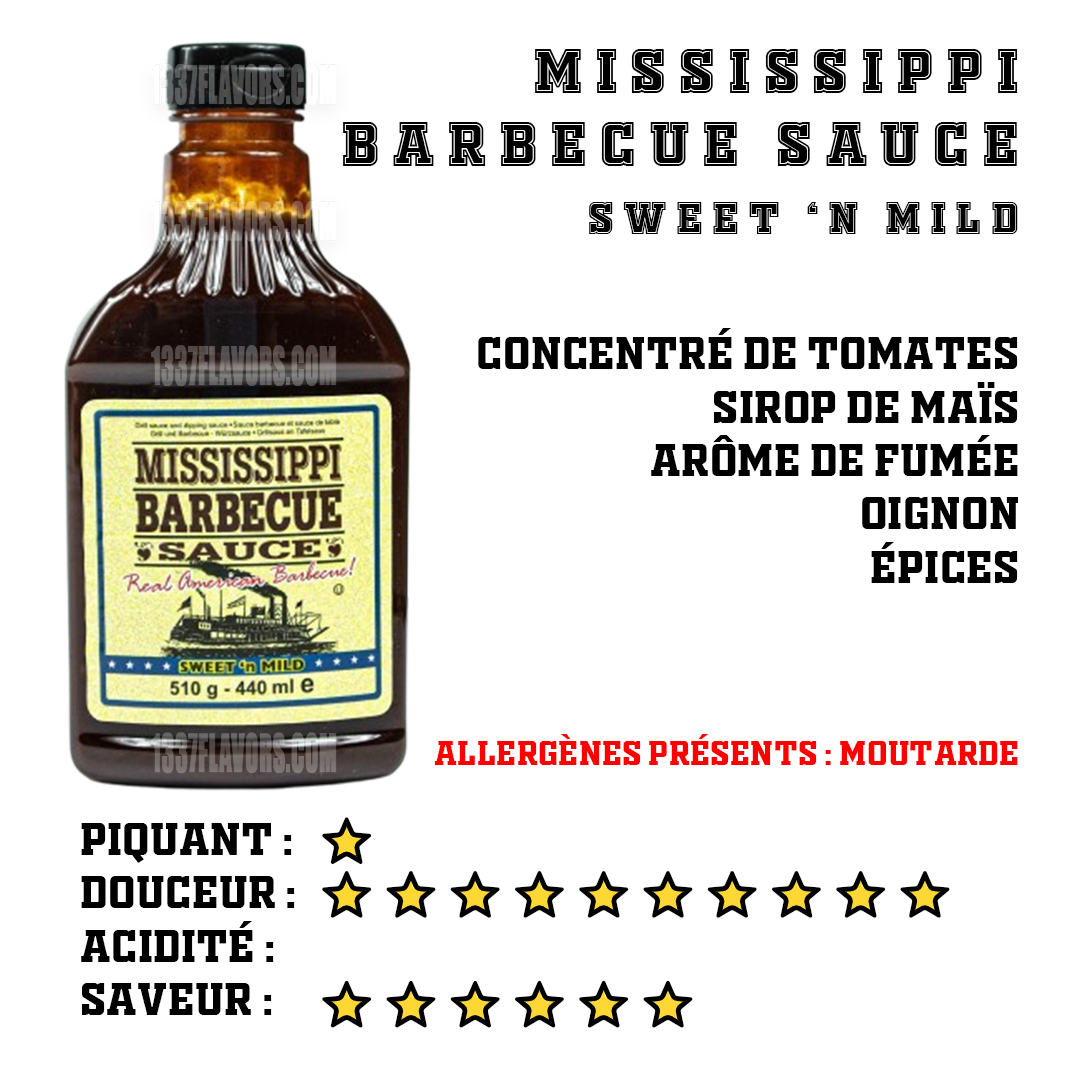 Mississippi Barbecue Sauce - Sweet 'n Mild