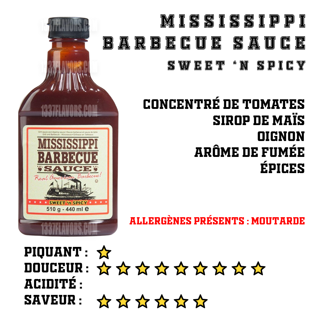 Mississippi Barbecue Sauce - Sweet 'n Spicy