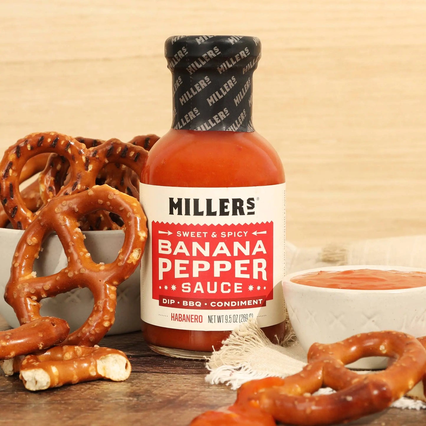 Sauce à la banane et au poivre Millers : Habanero Miller's Gourmet Foods, LLC