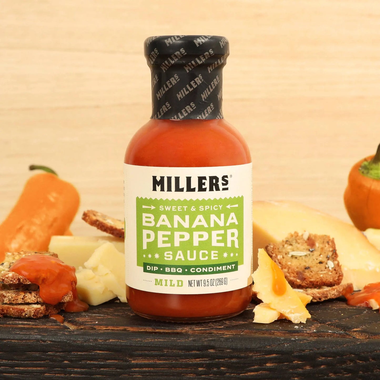Sauce aux bananes et au poivre Millers : douce Miller's Gourmet Foods, LLC