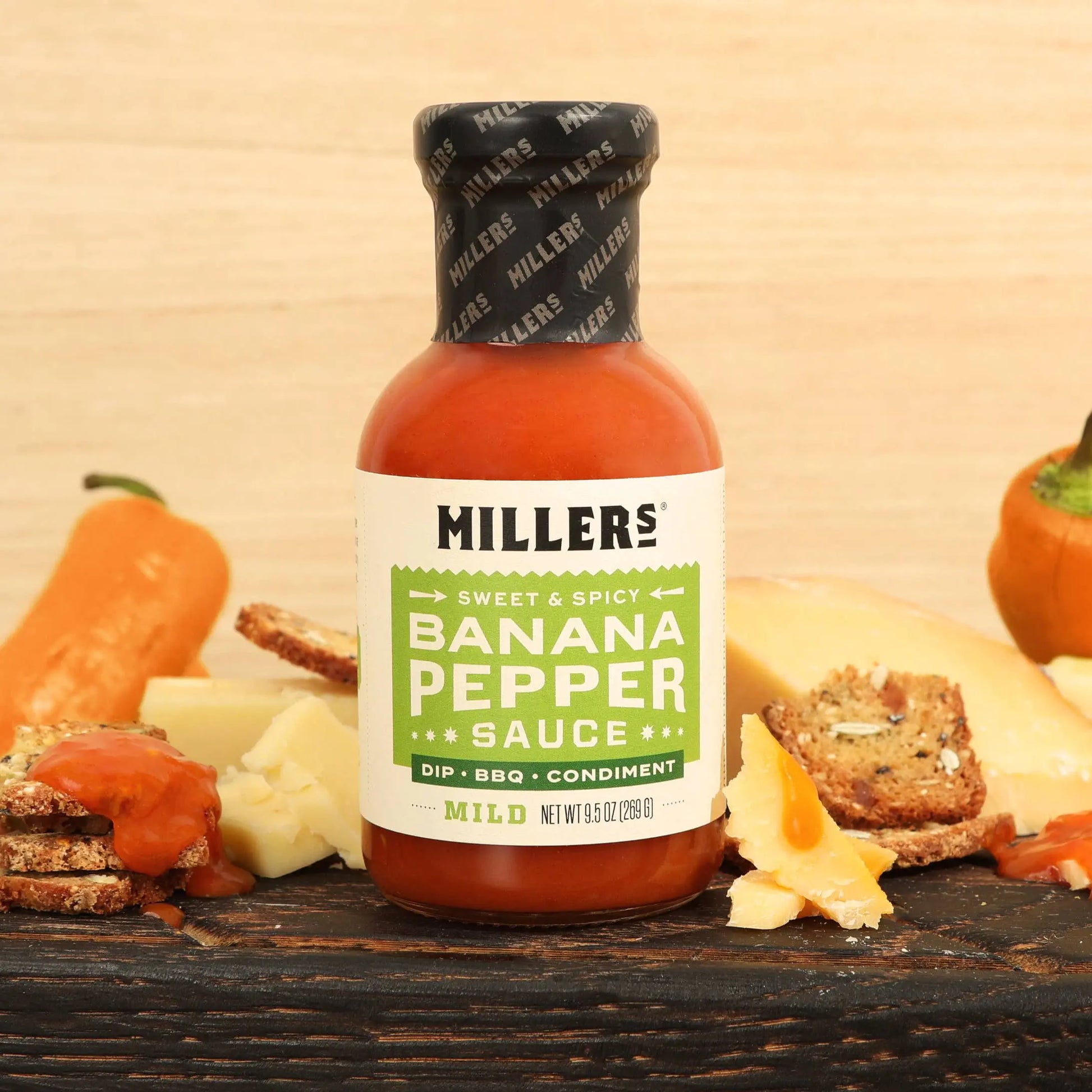 Sauce aux bananes et au poivre Millers : douce Miller's Gourmet Foods, LLC
