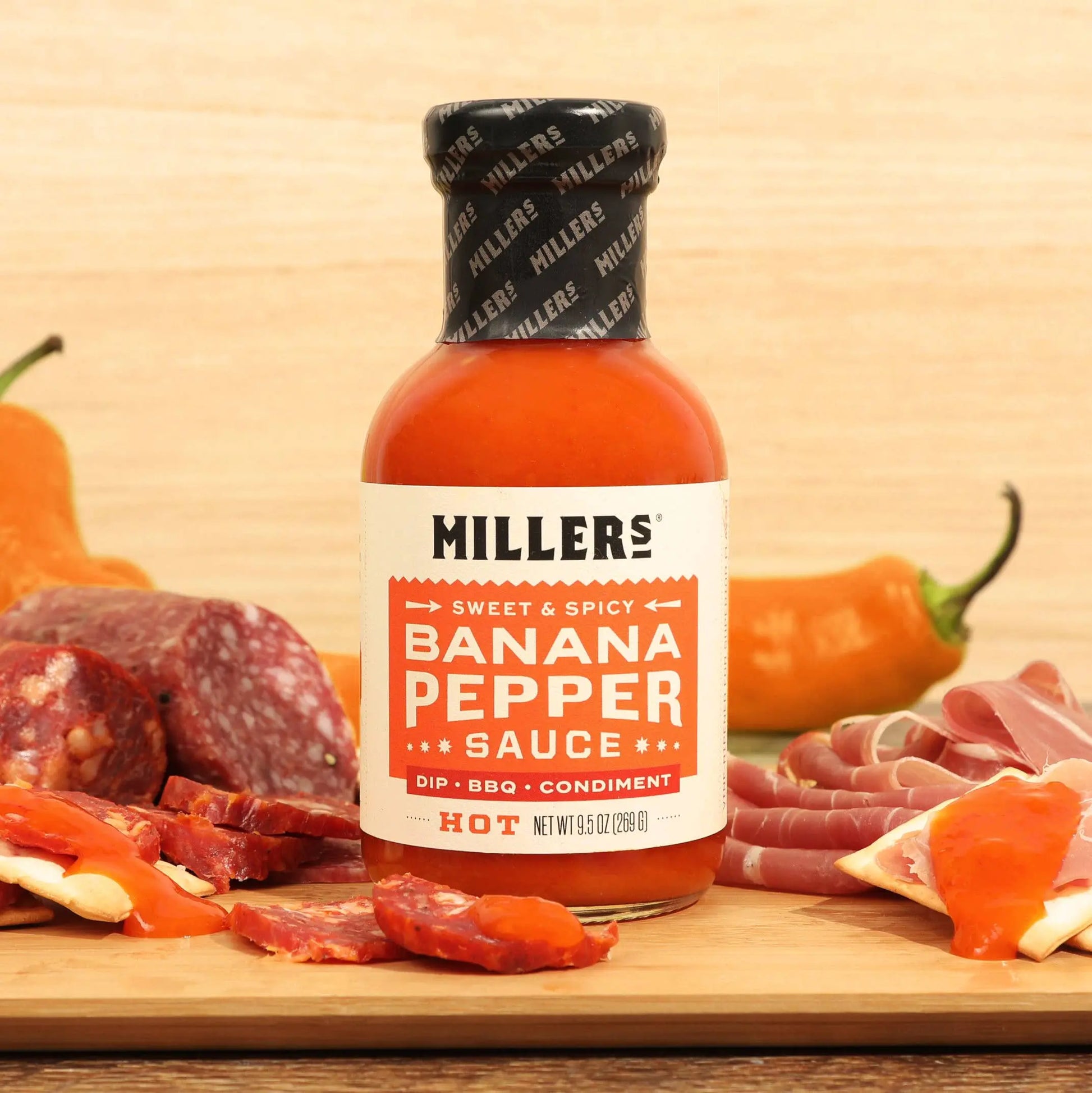 Sauce poivre-banane Millers : piquante Miller's Gourmet Foods, LLC