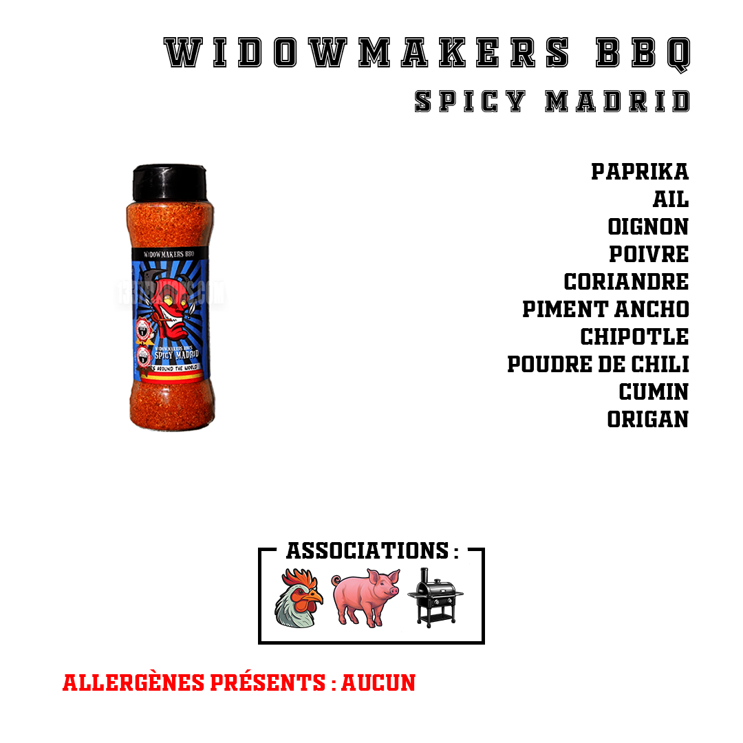 Widowmakers BBQ - Spicy Madrid