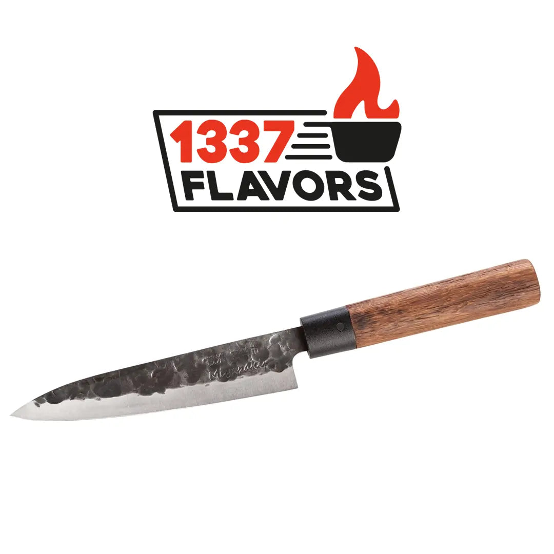 Takahiro Miyazaki - Gyuto 5" - manche en bois Wengé et acier aogami - 1337 Flavors