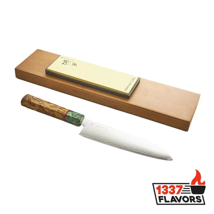 Uzco - Couteau Santoku Style Japonais Damas 17cm / 7 pouces AUTOMNE UZCO