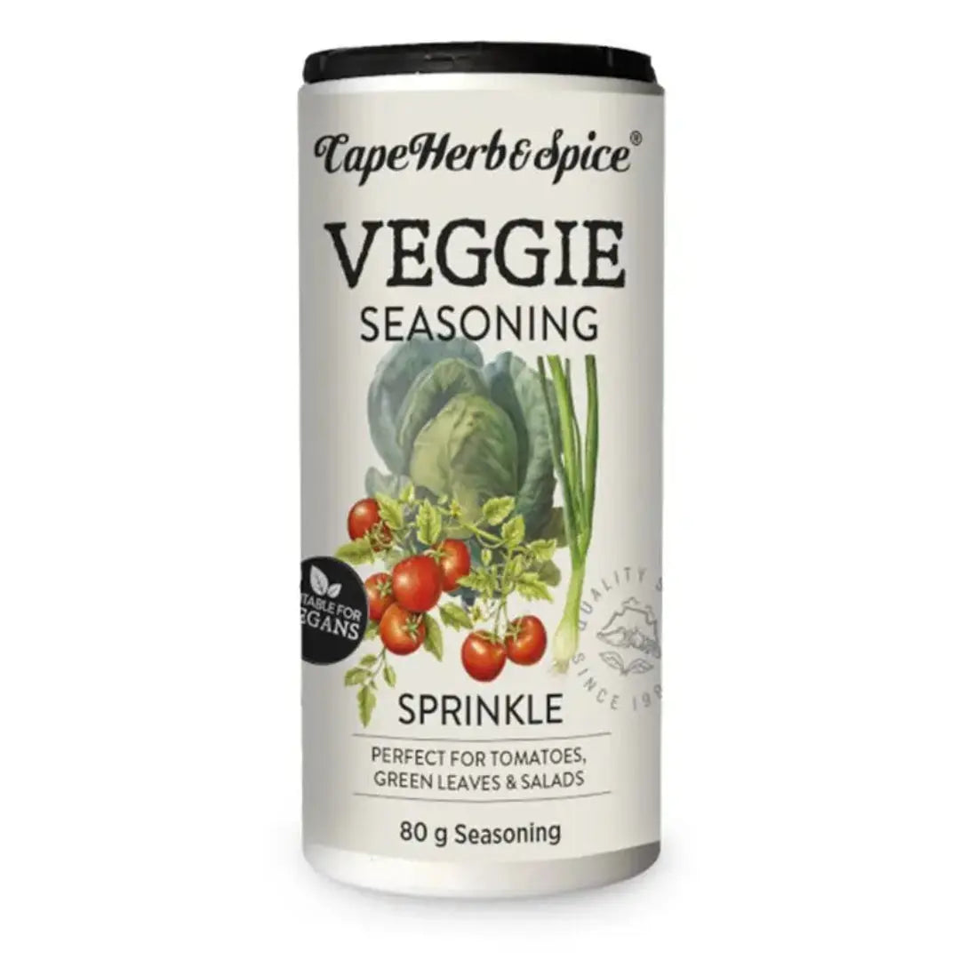 CapeHerb&Spice - Shaker à saupoudrer aux assaisonnements végétariens 80 g CapeHerb&Spice