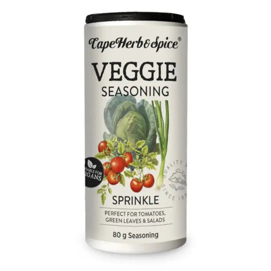 CapeHerb&Spice - Shaker à saupoudrer aux assaisonnements végétariens 80 g CapeHerb&Spice