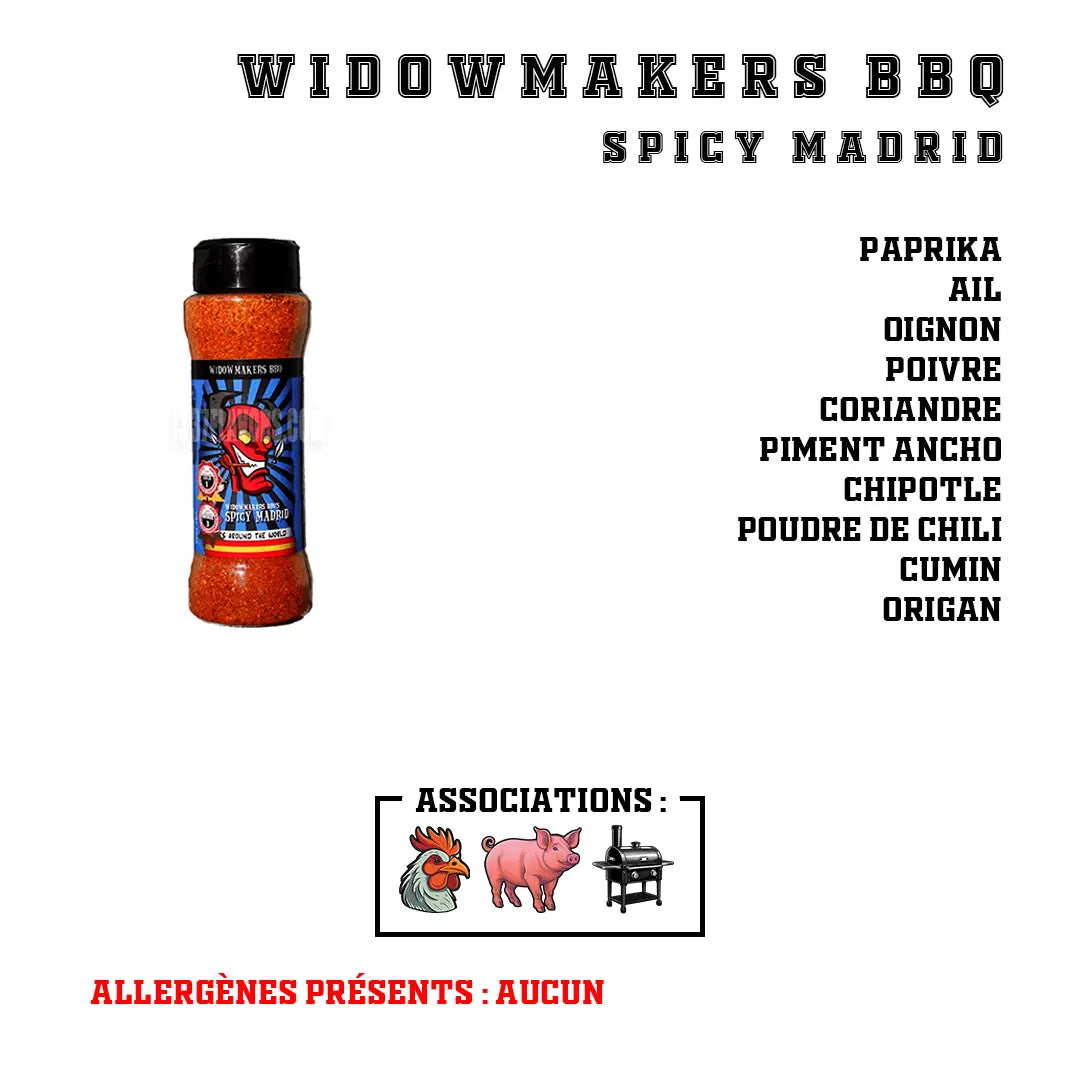 Widowmakers BBQ - Spicy Madrid Widowmakers BBQ