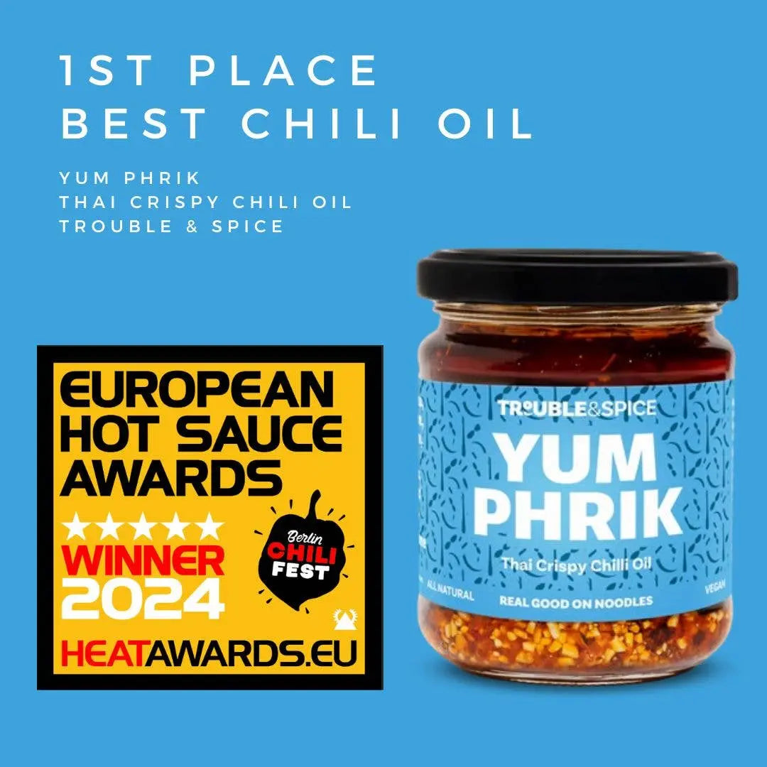 Yum Phrik - GAGNANTE de la meilleure huile de chili Trouble and Spice B.V.